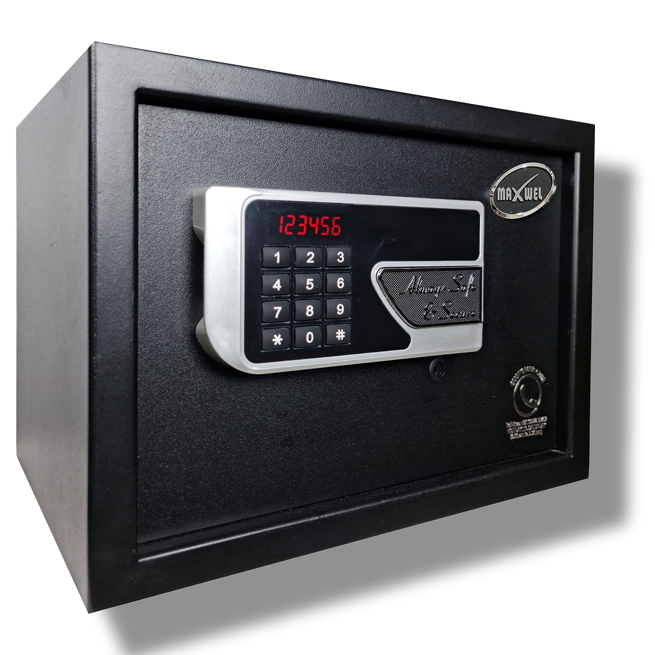 Maxwel Safe (15 Litres) Digital Electronic Locker | Home Safe with Keypad for User Pin | Keys for Emergency 1