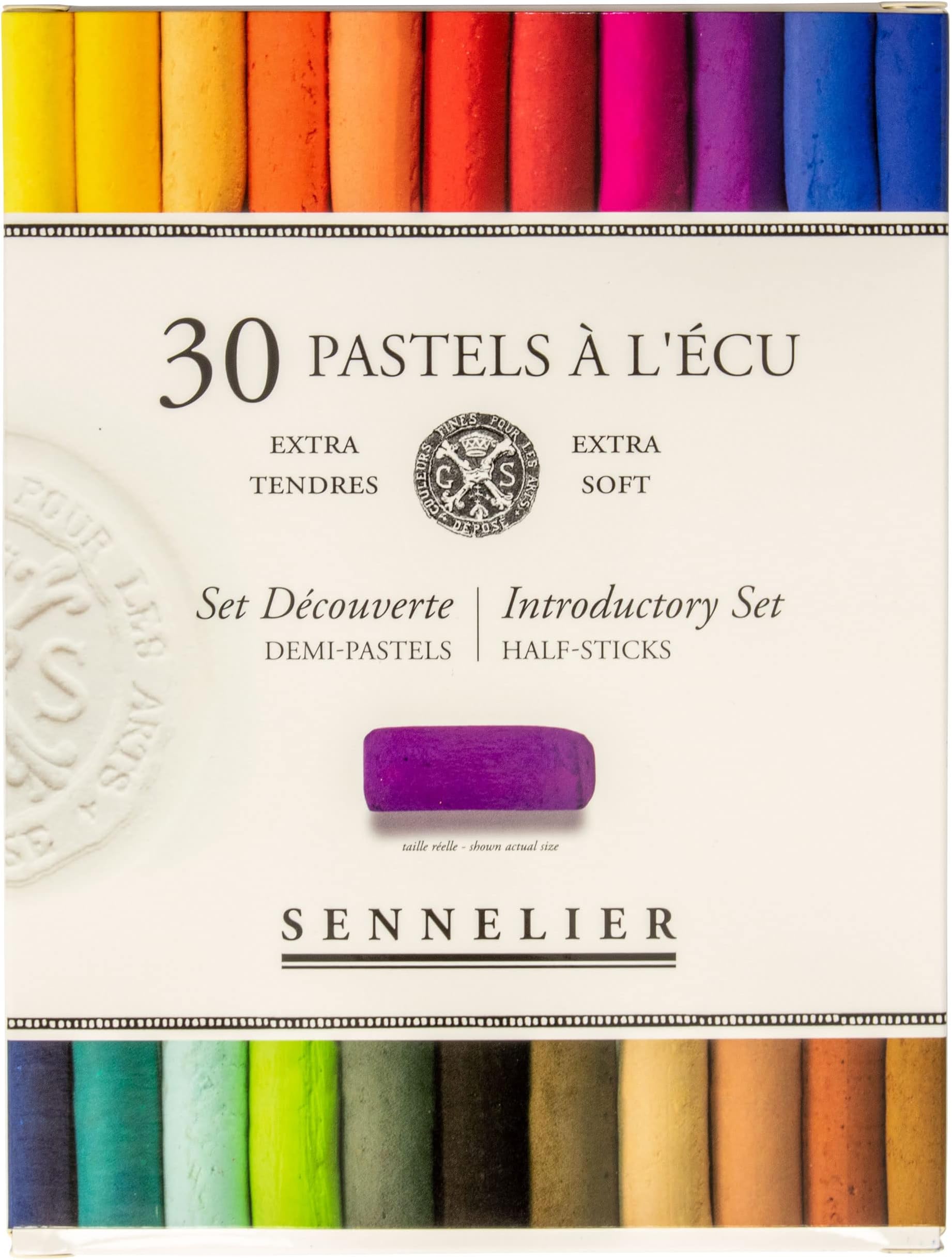 SENNELIER PASTELS À L'ÉCU PLEIN AIR SET OF 80 HALF PASTELS