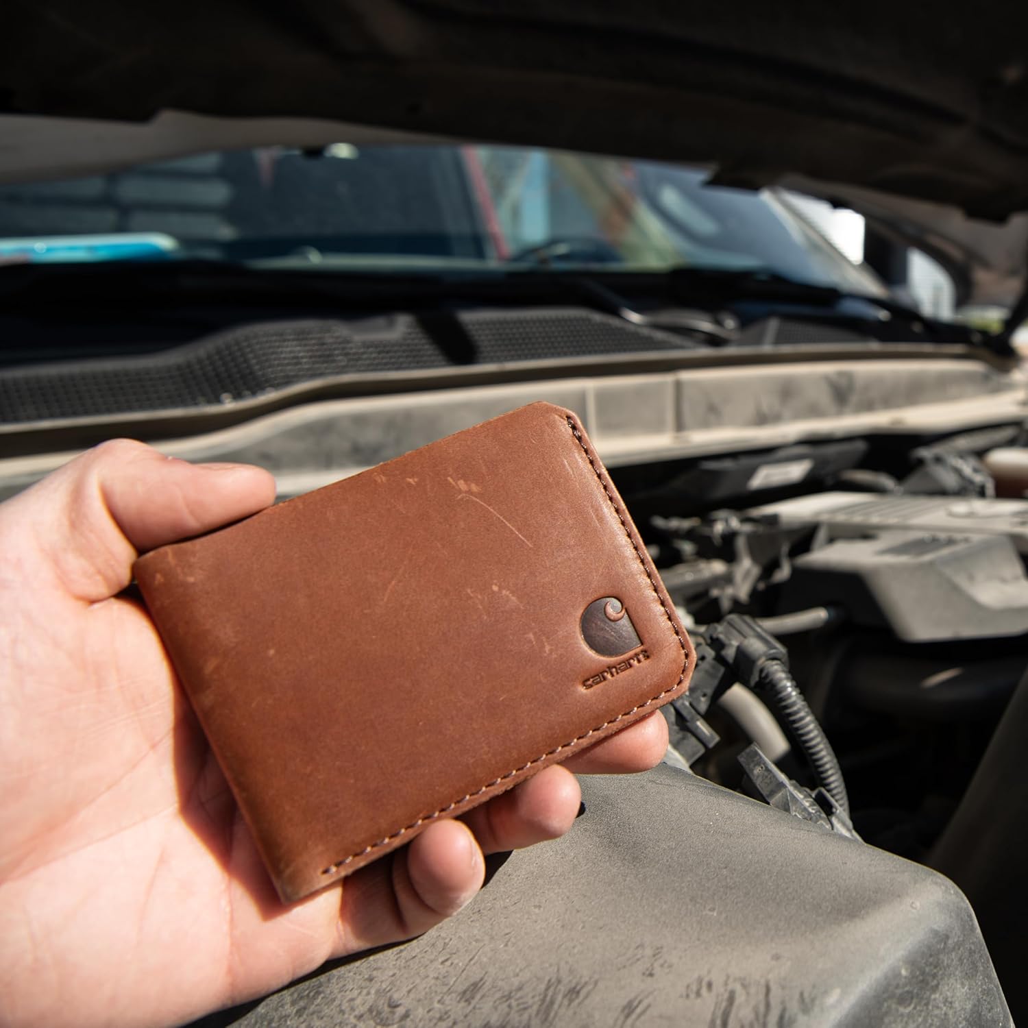 Carhartt Men's Craftsman Leather Wallets, Available in Multiple Styles and Colors - Image 7