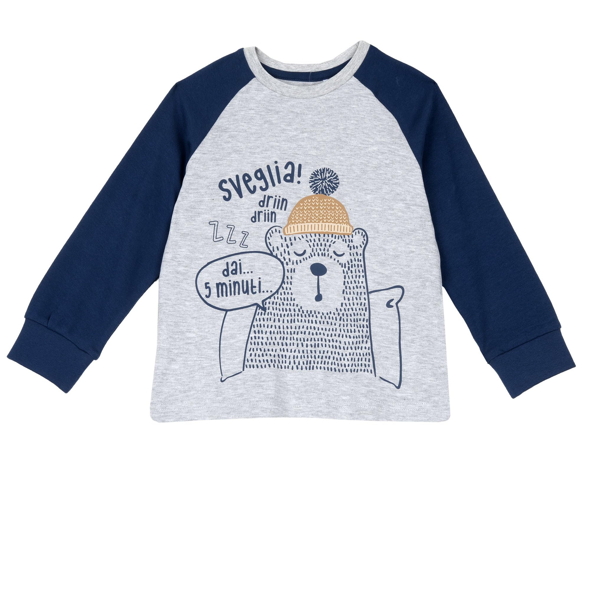 Chicco, Pyjama Enfant Manches Longues, en Tissu Doux, Vêtements Enfant, Designed in Italy