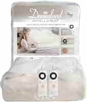 Dreamland Intelliheat fast heat up super soft faux fur mattress protector  king, electric blanket 200 x 150 cm, easy fit elasticated skirt, 2  controls, 6 temperature settings u0026 timer, extra foot warmth : Amazon.co.uk:  Home u0026 Kitchen