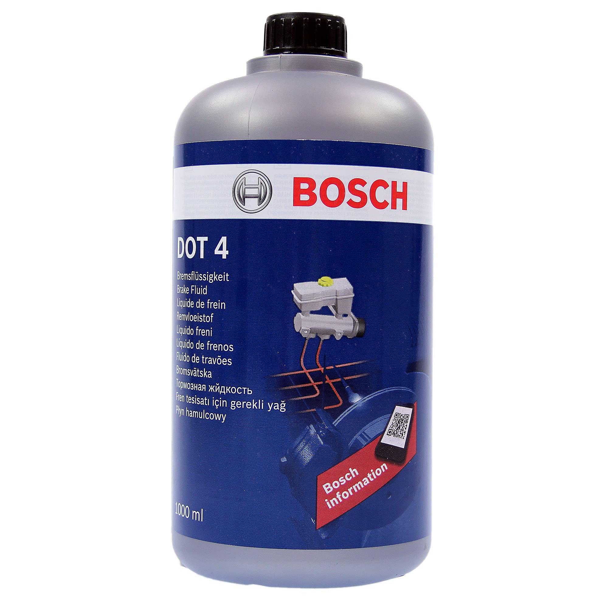 Bosch Dot-4 Hidrolik Fren Yağ Plastik Kutu 1 Litre
