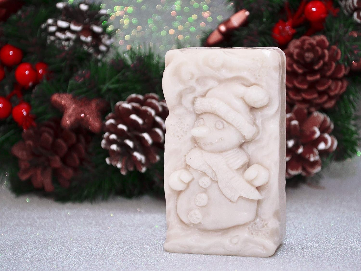 Snowman Silicone Mold for SOAP Making, Crafting Tool