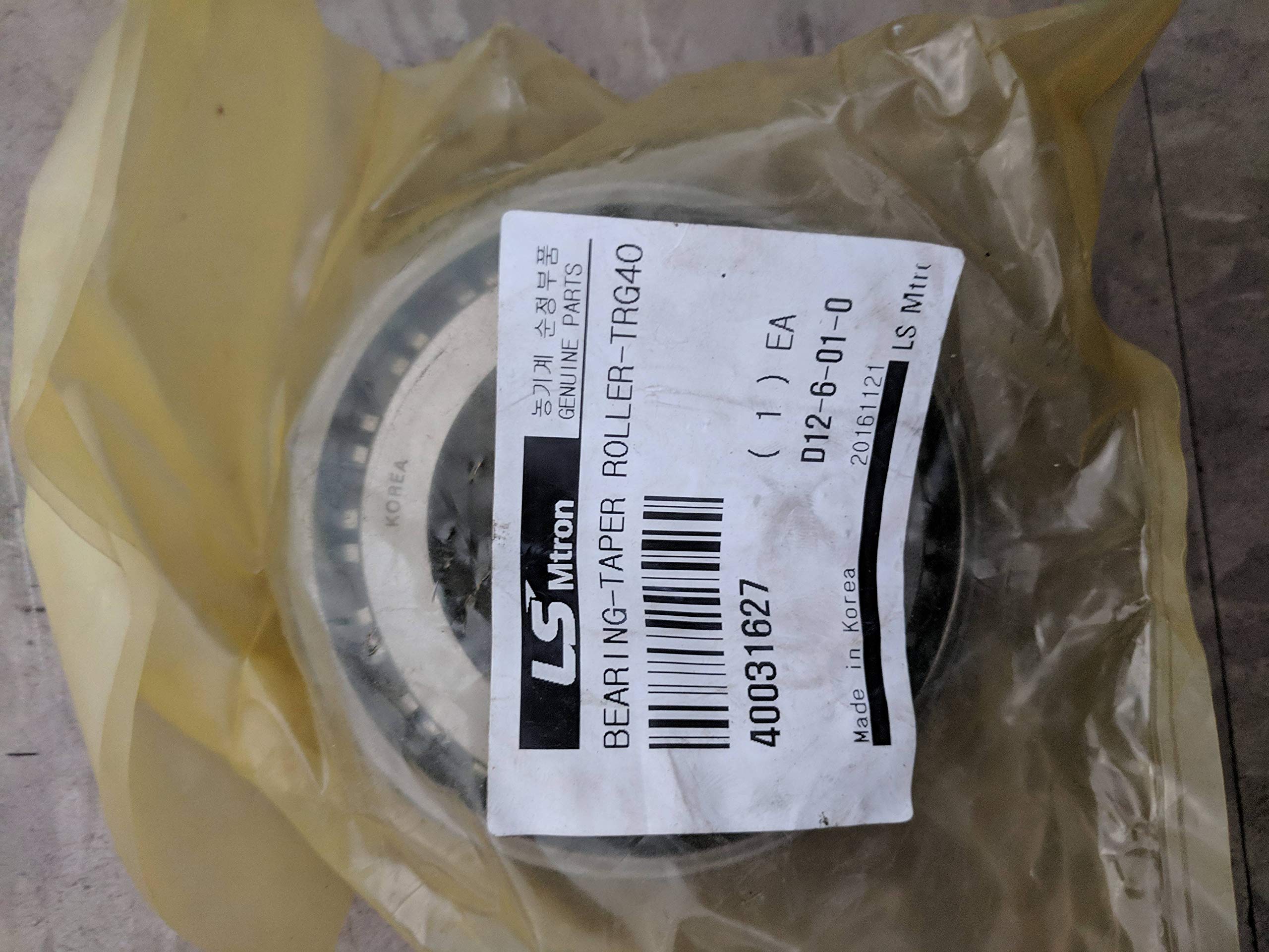 LS Mtron BEARING-TAPER ROLLER-TRG400 MT40031627 40031627