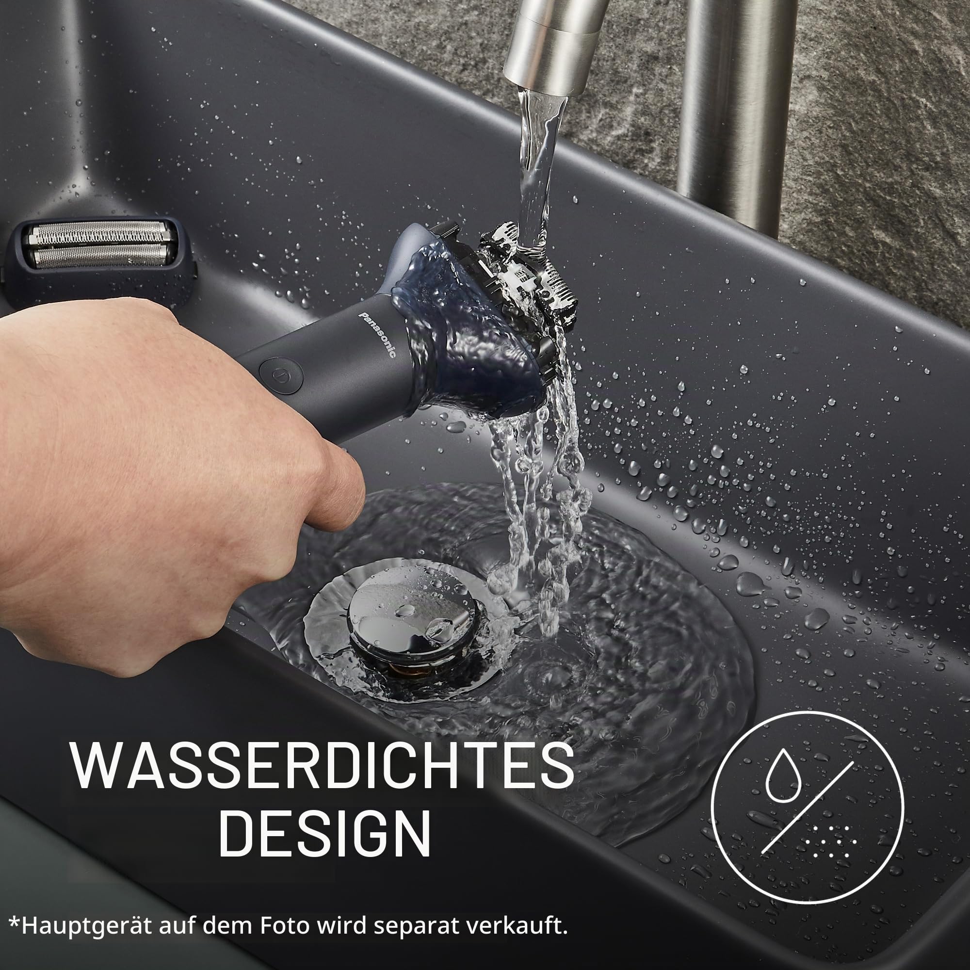 Panasonic MULTISHAPE modulares Körperpflege-System ER-CSF1, 3-Klingen-Scherkopf für Männer mit wiederaufladbarem Ni-MH-Akku