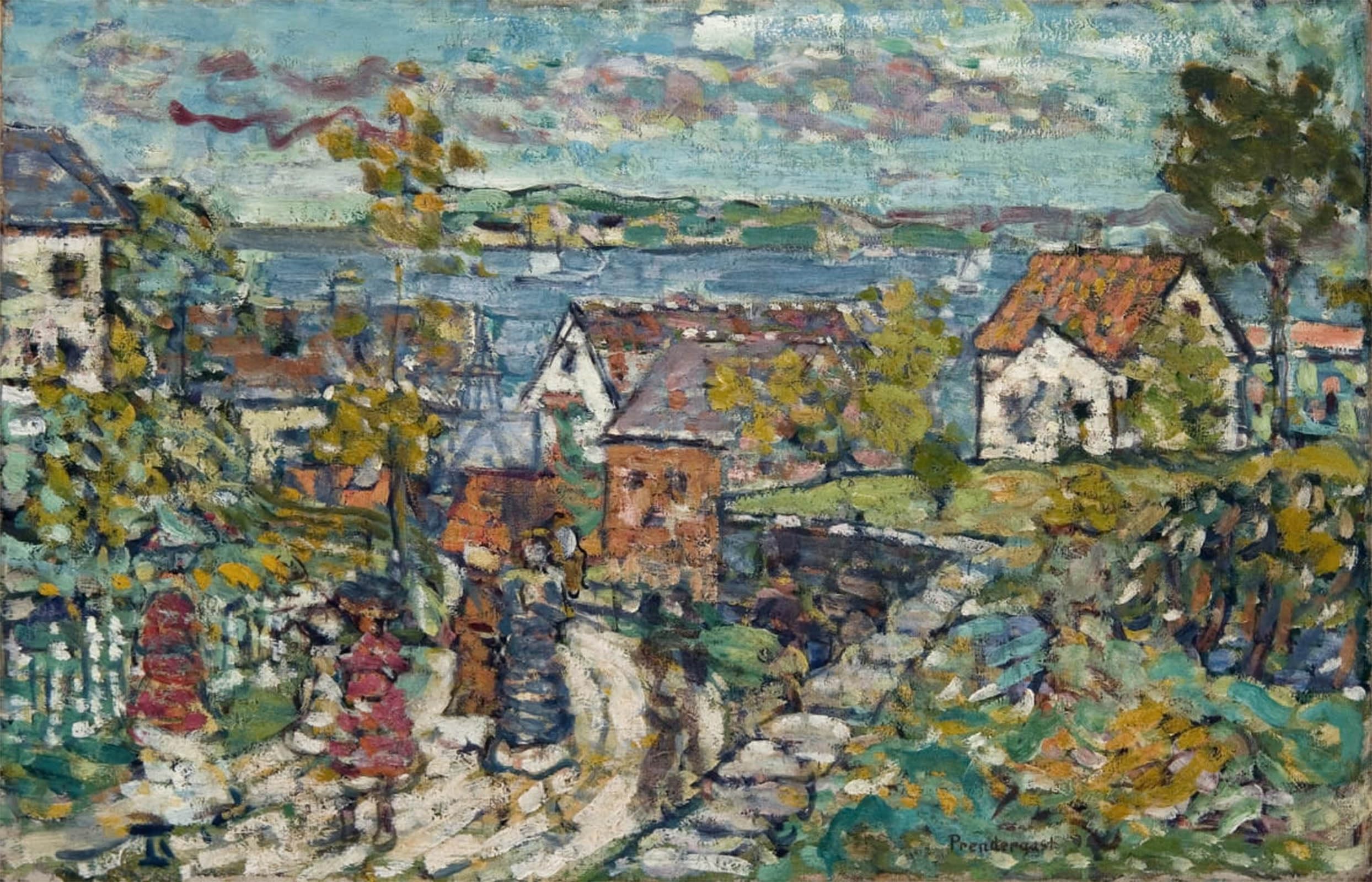 POSTERIIk Famous Print Pop Art Wall Art Graffiti Landscape by Maurice Brazil Prendergast Art Prints for Home Decor 60x90cm