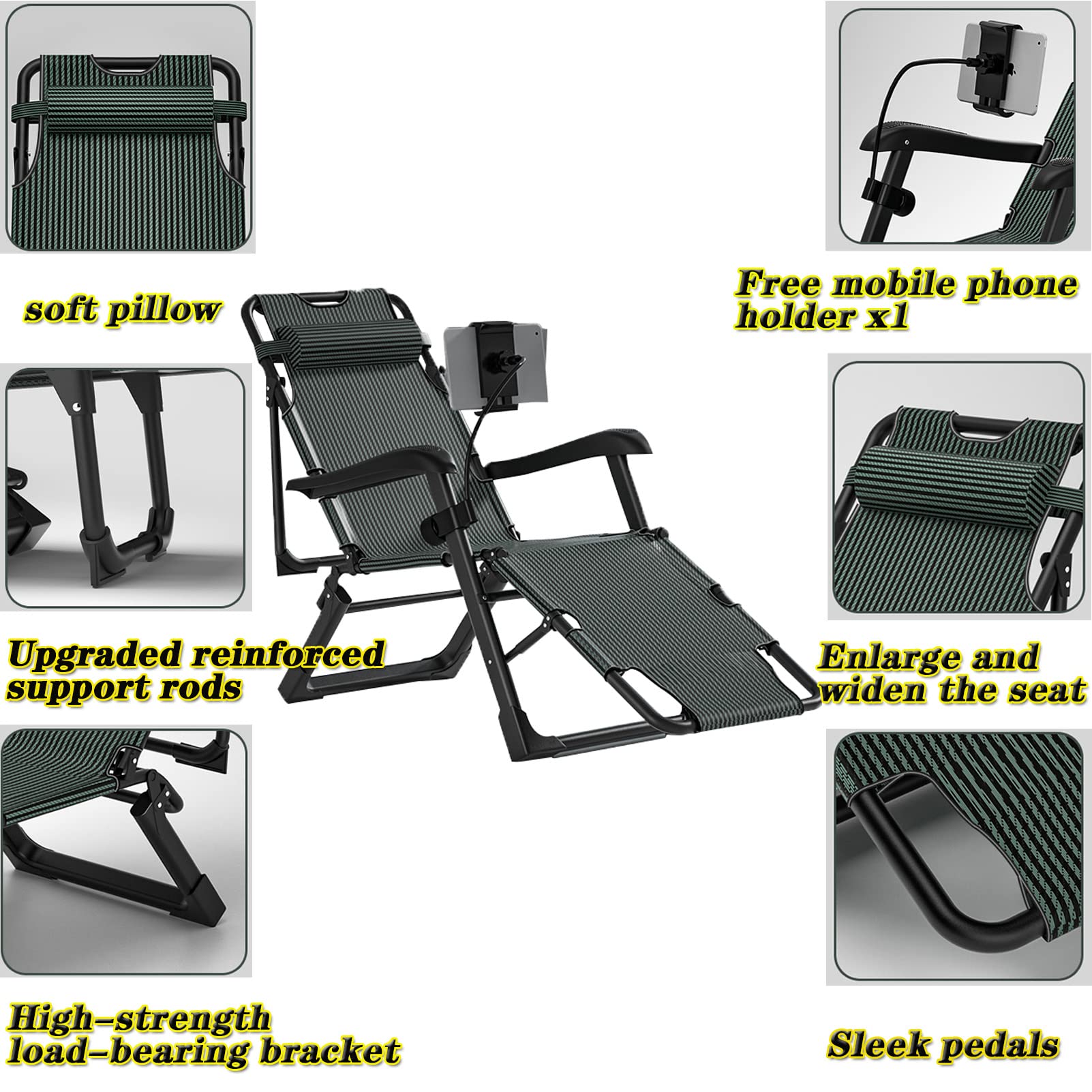 ⭐️大特価⭐️無重力 チェア 芝生 チェア 折り畳み式 リクライニング チェア Amazon｜無重力チェア ゼロ重力の椅子、芝生のリクライニング