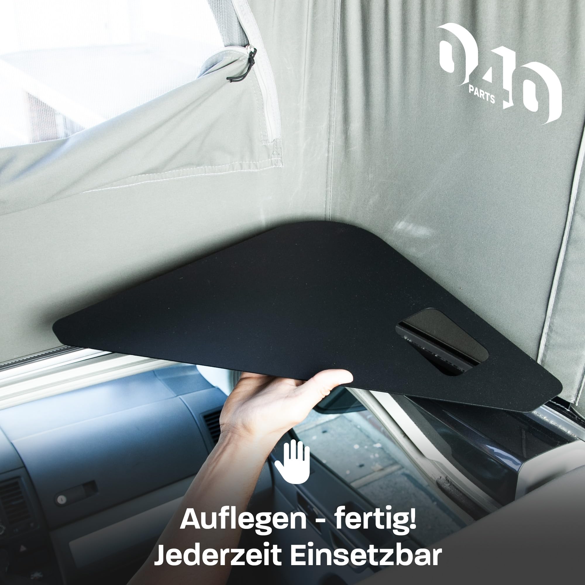 Ablagefläche schwarz für das Dachzelt deines VW T5 T6 T6.1 California - Regalboden Ablage Fach Mehr Stauraum