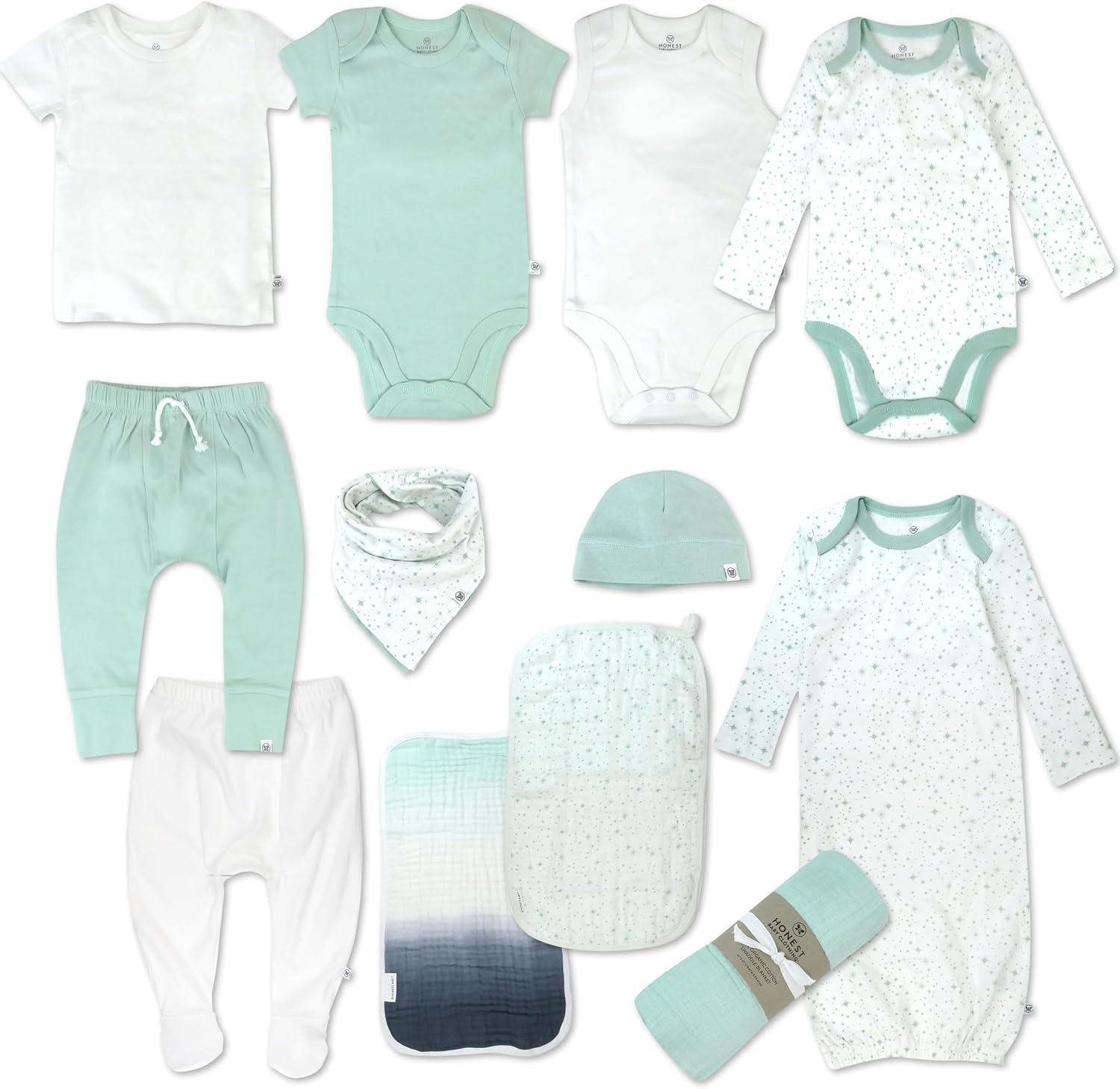 HonestBaby Baby 12-piece Welcome Home Gift Set