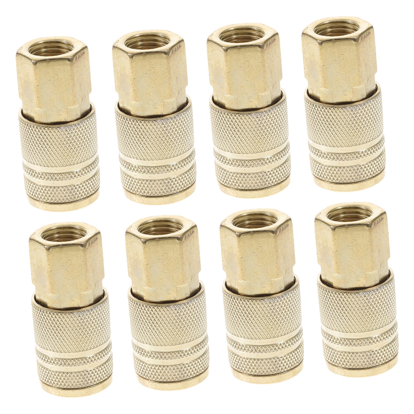 WOONEKY 10 pièces Adaptateur Rapide de Tuyau Air Coupleur de Connecteur pour Compresseur et Nettoyeur Haute Pression Compatible avec Outils Pneumatiques et Tuyaux Air