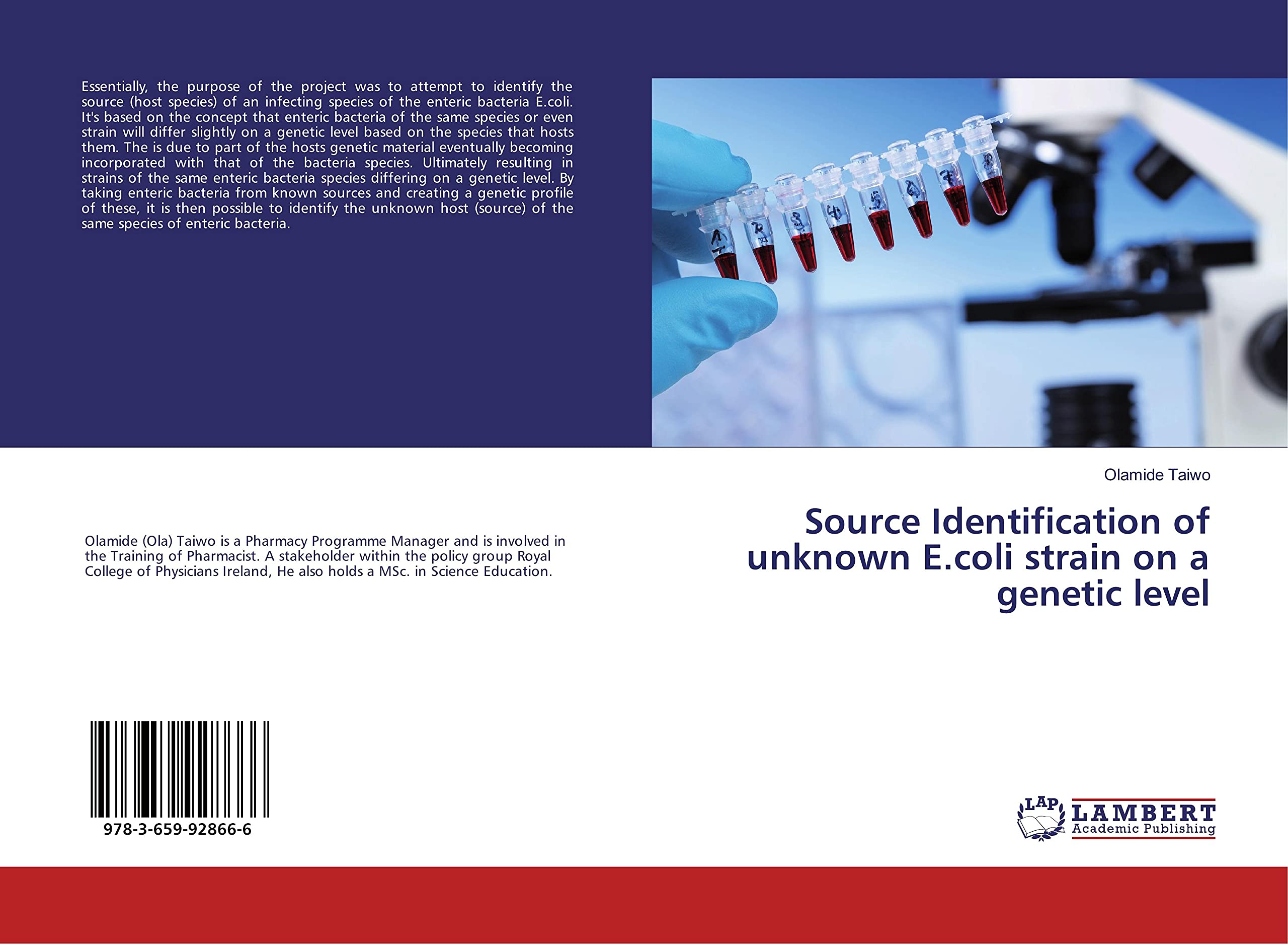 Source Identification of unknown E.coli strain on a genetic level