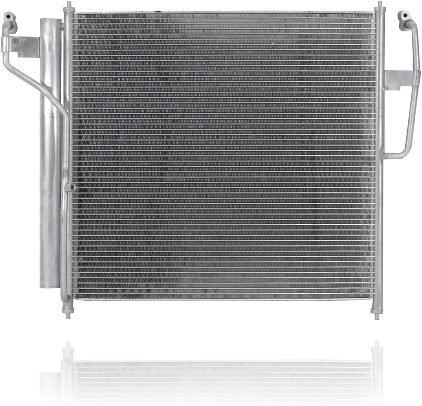 A/C Condenser - Pacific Best Inc. Compatible/Replacement for 3615 04-15 Nissan Armada, 04-15 Titan, 04-10 QX56 - With Dryer & Sensor