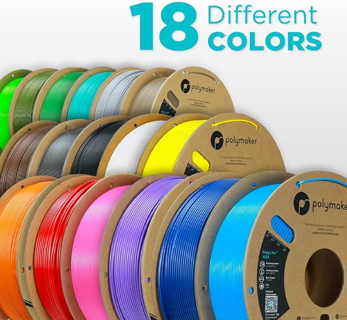 Filamento Polymaker ASA 1.75mm Negro 1KG Resistente UV miniatura 4