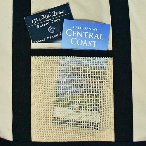 Miniatura 5 de Bolsa de comestibles reutilizable de algodón orgánico súper fuerte XL