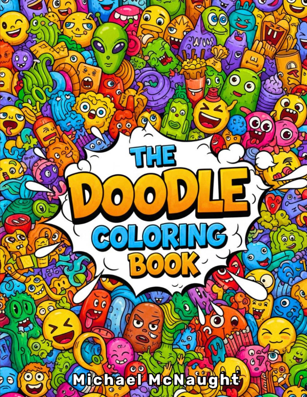 The Doodle Coloring Book (Doodling Doodles Coloring book Series)