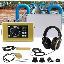 Professional Water Pipe Leakage Monitor | 4M Deep Underground Pipe Locator | Adjustable Frequency & Sensitivity | Detects Floor Heating/Pipe Leaks Upgrade
