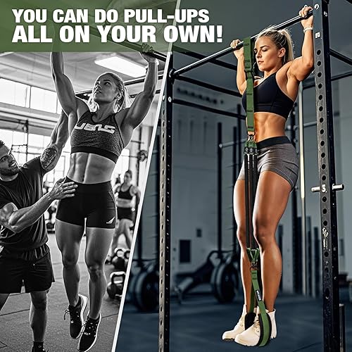 Miniatura 2 de Pull Up Assistance Bands, Pull Up Bar Resistance Bands, Pull Up Bands for Enhanced Strength Training, Muscle Training, 3 Heavy-Duty Adjustable Pull