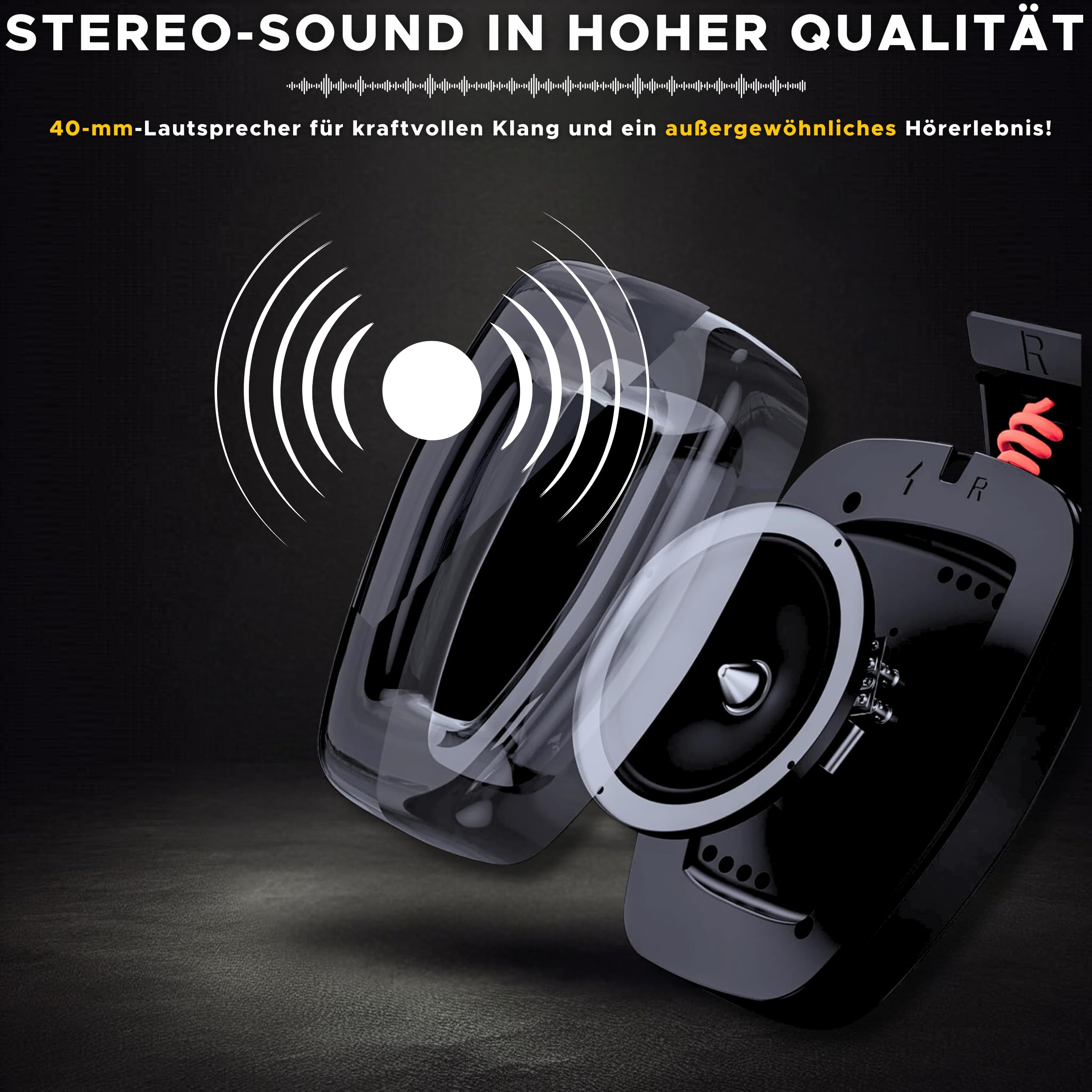 THE G-LAB - Korp Platinium - Kabelloses Gaming Headset Aufladbar PC/PS4/PS5 - Kabelloses Bluetooth / 2,4 GHz - Mit Hochwertigem Stereosound und Stabiler Verbindung - Neu