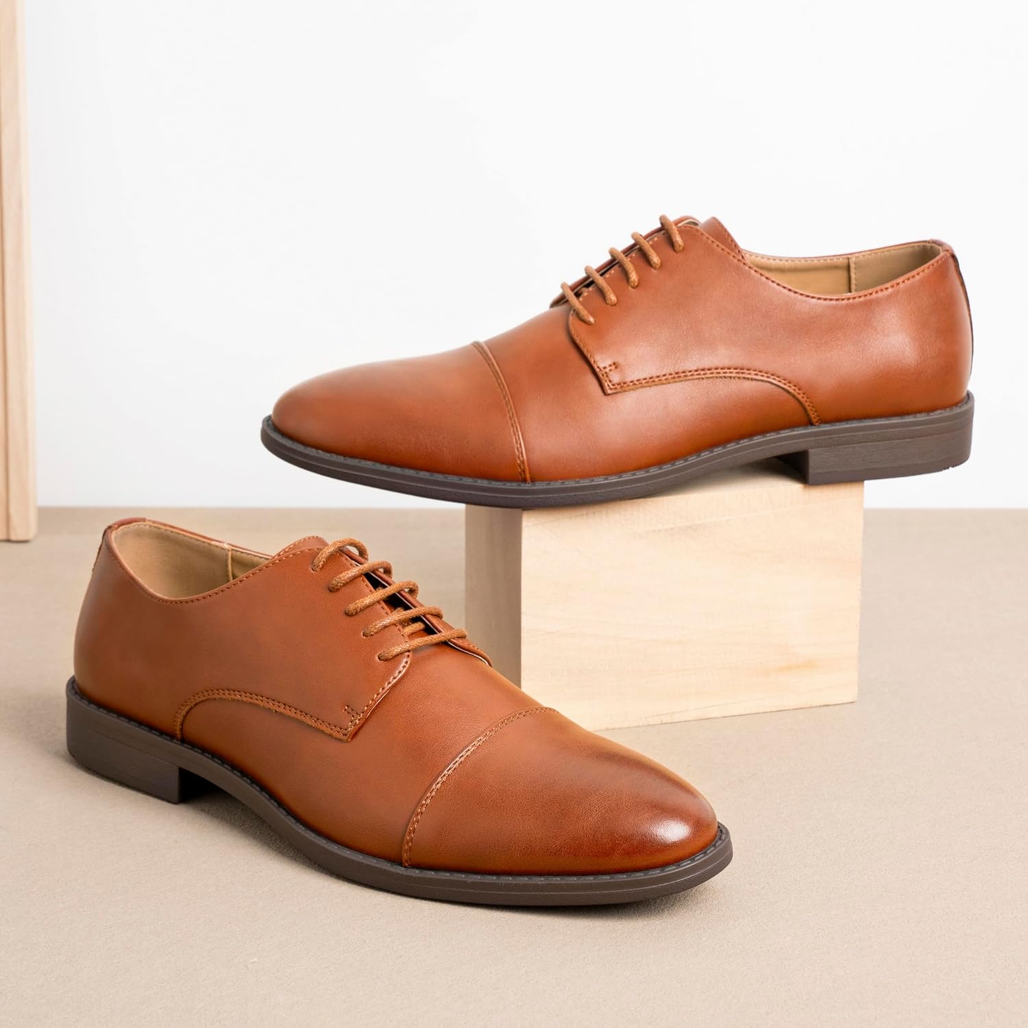 Vostey Mens Dress Shoes Classic Formal Oxfords