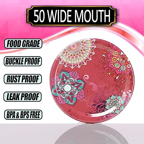 Miniatura 2 de Tapas para frascos Mason - Tapas para conservas de boca ancha, tapas para conservas de boca ancha, tapas para tarros de conservas, tapas para tarros