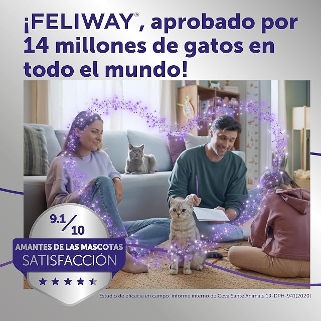 Foto 7 de 8 de Feliway - Difusor y recambio Feliway Optimum para gatos 48 ml