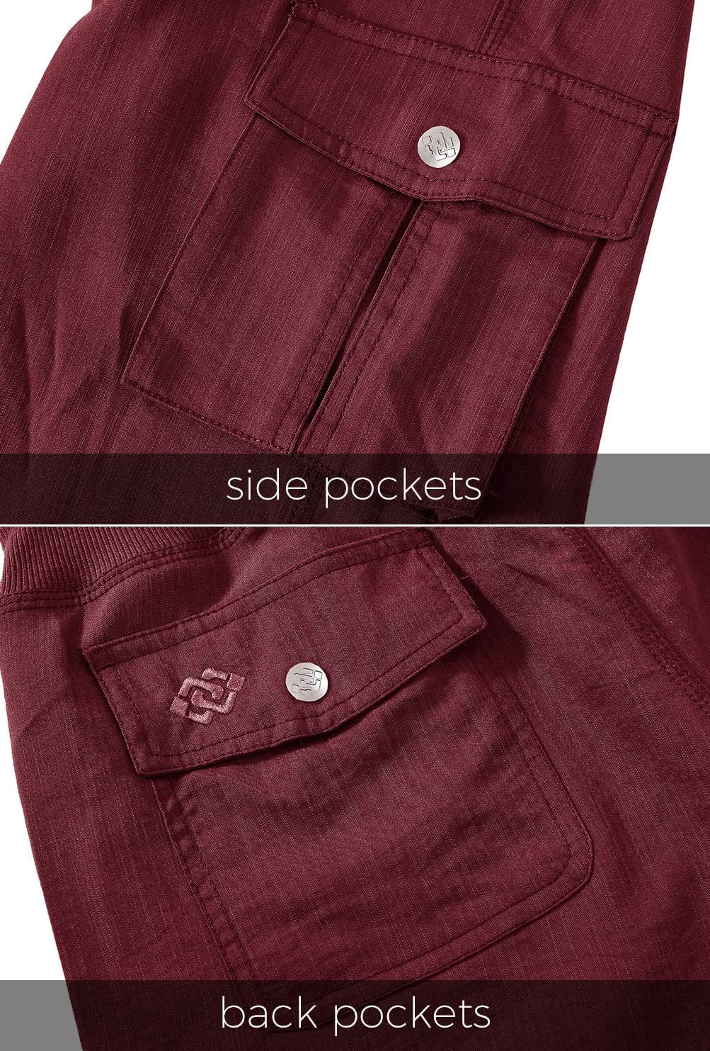 MoFiz Womens Capris with Pockets Loose Fit Casual Capri Pants Dressy Lightweight Ladies Baggy Cargo Pants for Hiking - Image 7