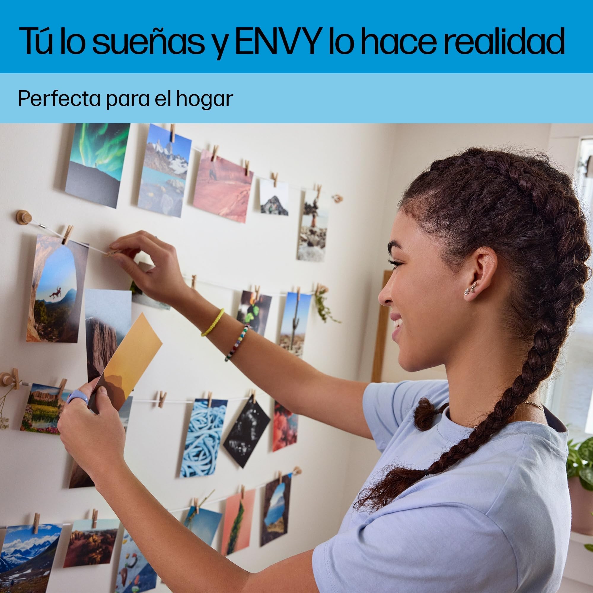 HP Envy 6520e 714N9B, Impresora multifunción de inyección de Tinta A4 a Color, impresión a Doble Cara automática, hasta 10 ppm, Conexión Wi-Fi, USB 2.0, ADF, fax, 3 Meses Instant Ink