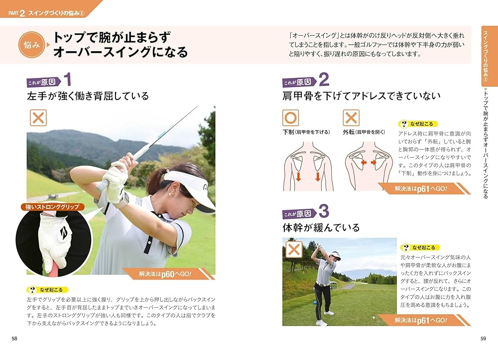 Amazon.co.jp: 悩みから引ける!ゴルフスイング 問題解決大全