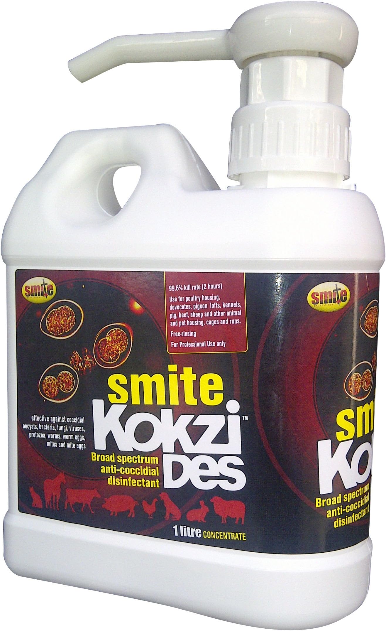Smite Kokzi Des Concentrated Disinfectant - 1 Litre