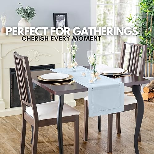 Miniatura 9 de Camino de mesa negro  Borde de vainica, camino de mesa ideal para decoración de Halloween para decoración de casa de campo  Decoración negra