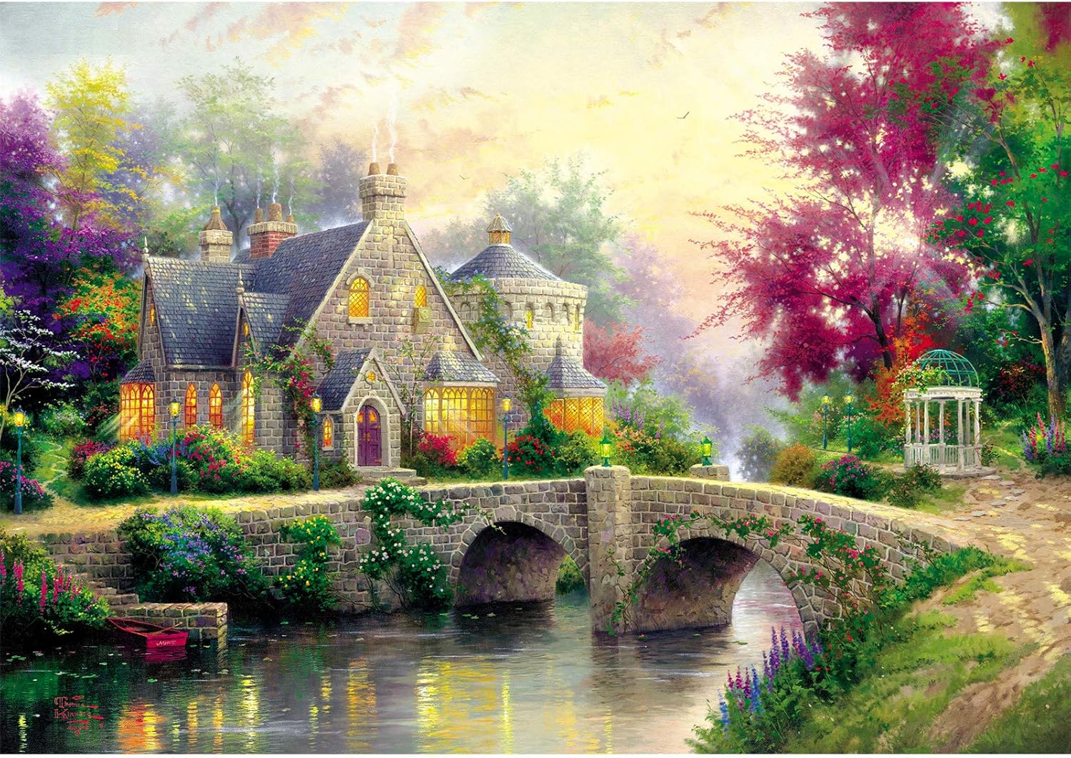 Toreta 1000 Piece Puzzles for Adults,Rainy Night Stroll Jigsaw Puzzles 1000 Pieces,Cool Puzzles for Adults 1000 Piece,Puzzle Games 1000 Piece Puzzle Arts and Crafts for Home Wall Decor 20x30 Inch: Toys & Games