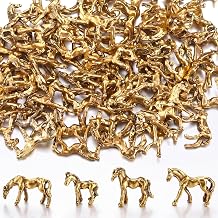 Novabright 72 Pcs Mini Metal Horses 2 Inch Small Horse Figurine