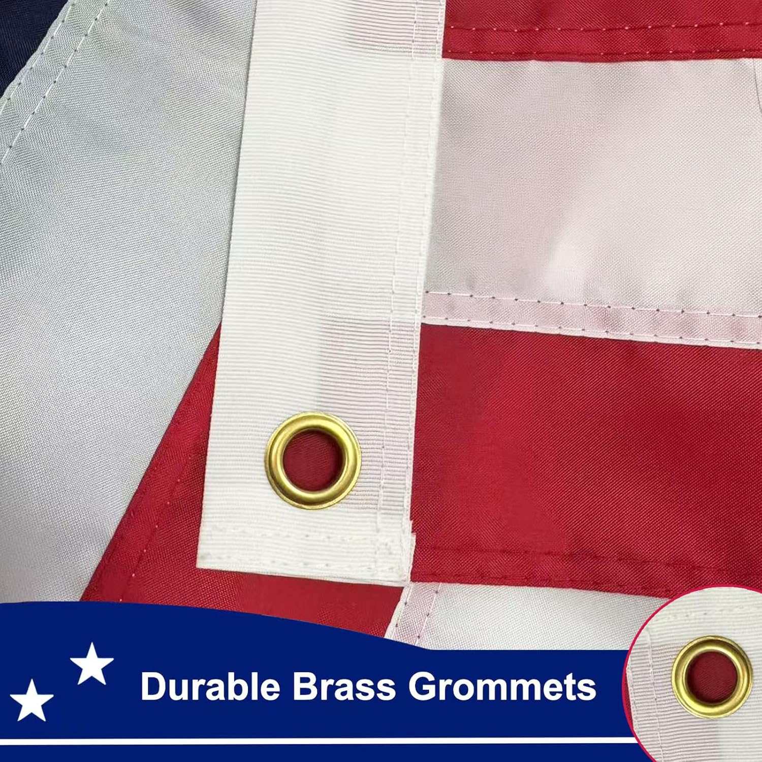 Embroidered 1776 Bennington 250 Anniversary USA Flags 3x5 Outdoor- Betsy Ross US Flag Heavy Duty Nylon Embroidered Stars Sewn Stripes With 2 Brass Grommets for Outside