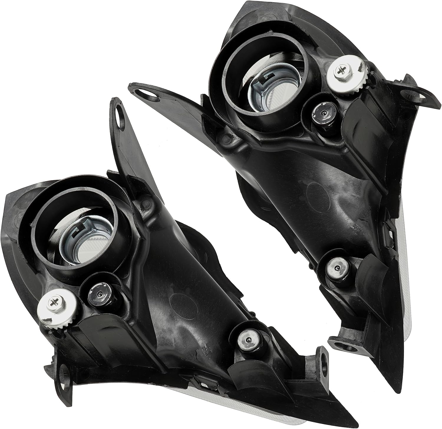 Caltric Left and Right HeadLight Housing Frame Compatible with Yamaha Raptor 350 YFM350 2004-2013