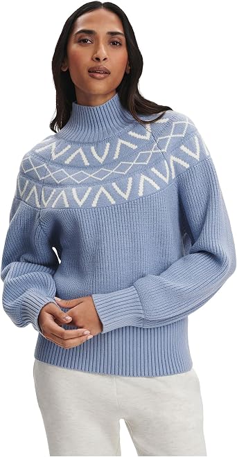 Varley Womens Marcie Fair Isle Yoke Knit Sweater