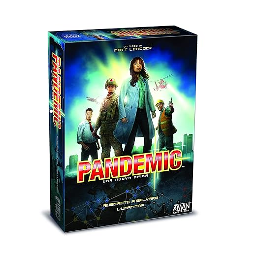 Asmodee - Pandemic - Gioco da Tavolo Collaborativo, 2-4 Giocatori, 10+ Anni, Edizione in Italiano