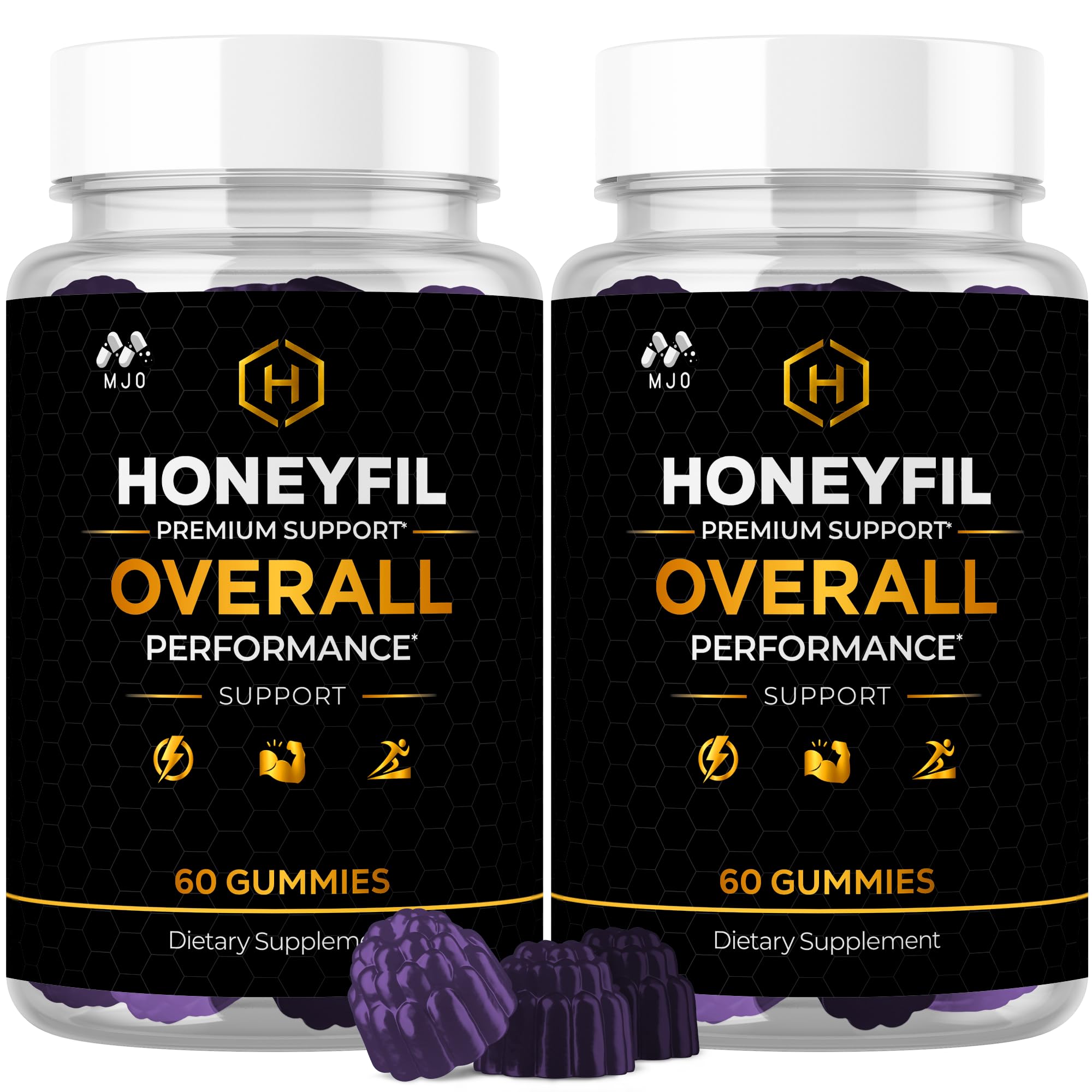 (2 Pack) Honeyfil Gummies Advanced Men's Health Support (120 Gummies)
