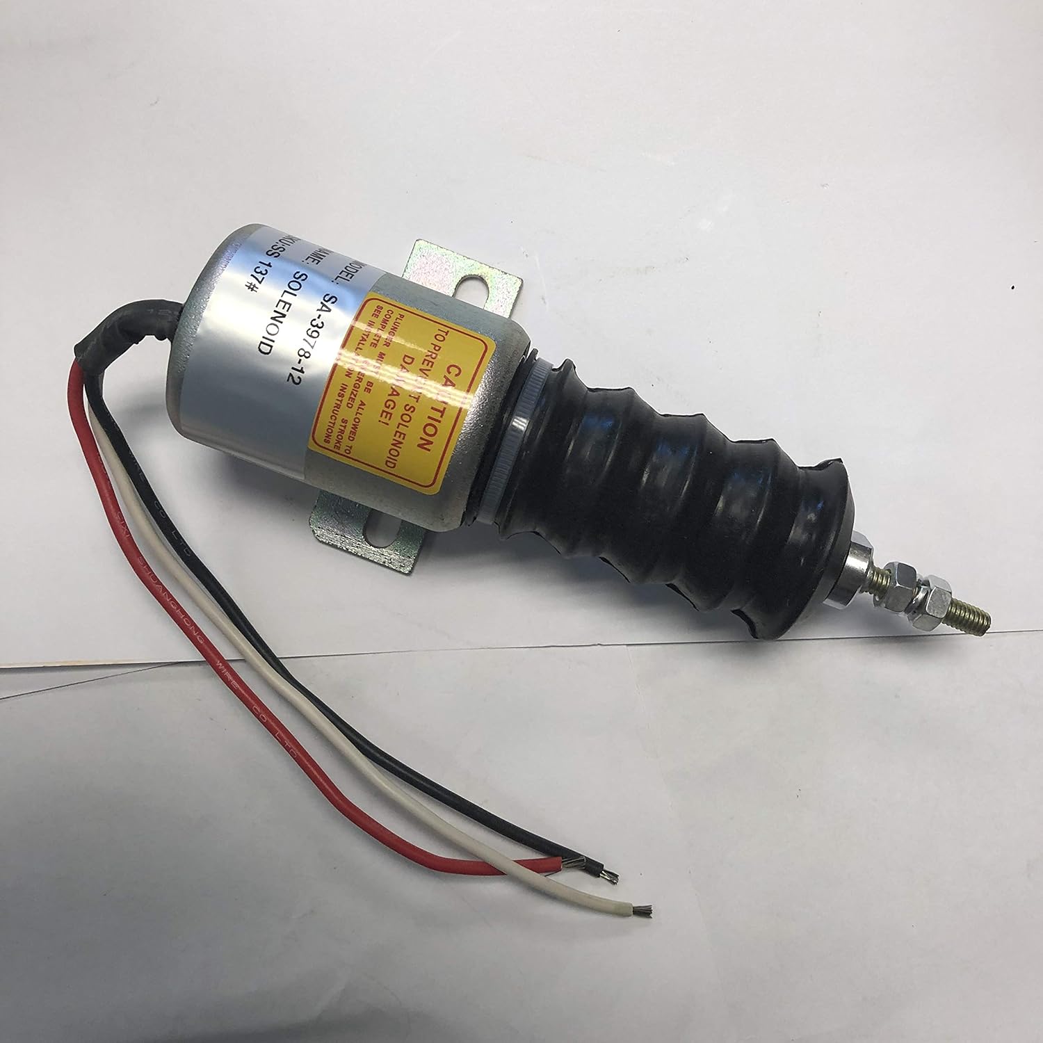 SS 137# SA-3978 12V 1751ES-12E2UC3B2S5 Shut Down Solenoid for Woodward 12V 3 Wires