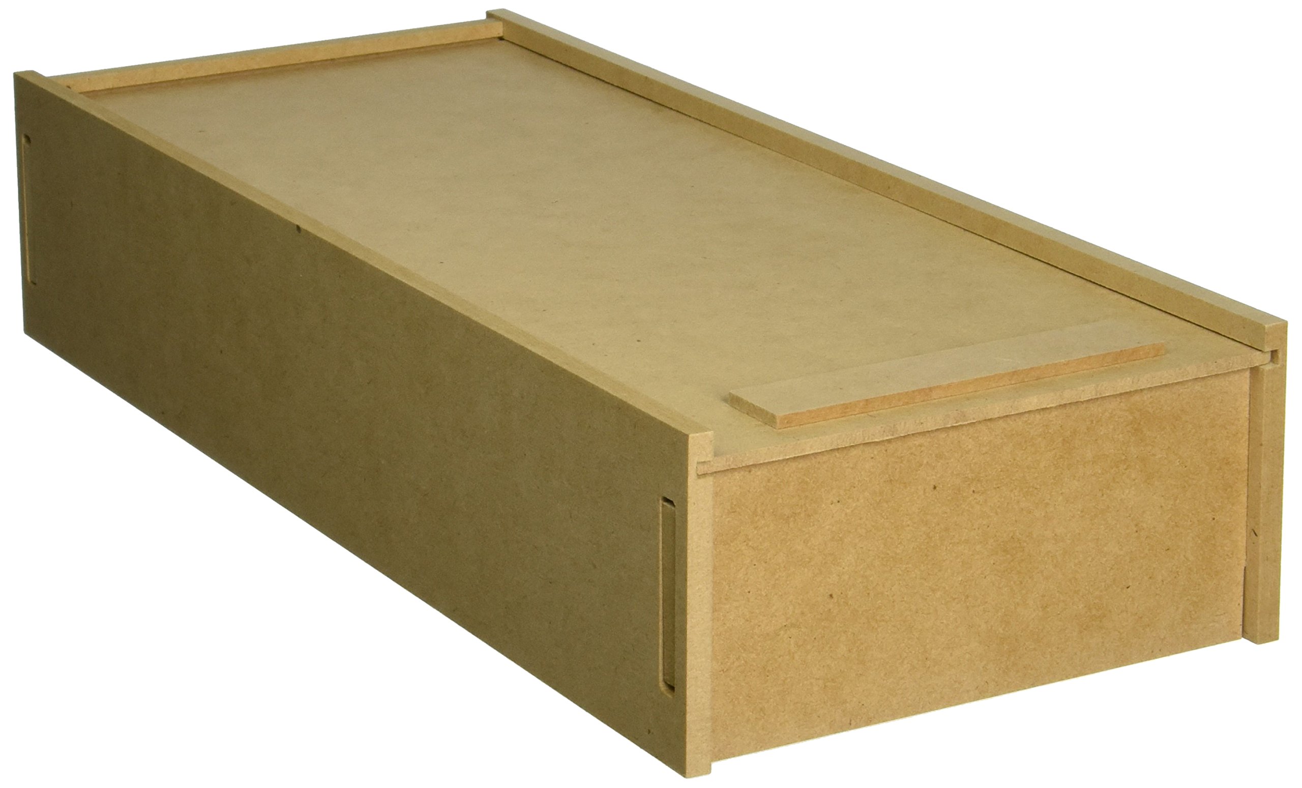 Kaisercraft Beyond The Page lápices de MDF Bo x con Diapositiva lid-14.5 Pulgadas x 3 Pulgadas x 6 Pulgadas,