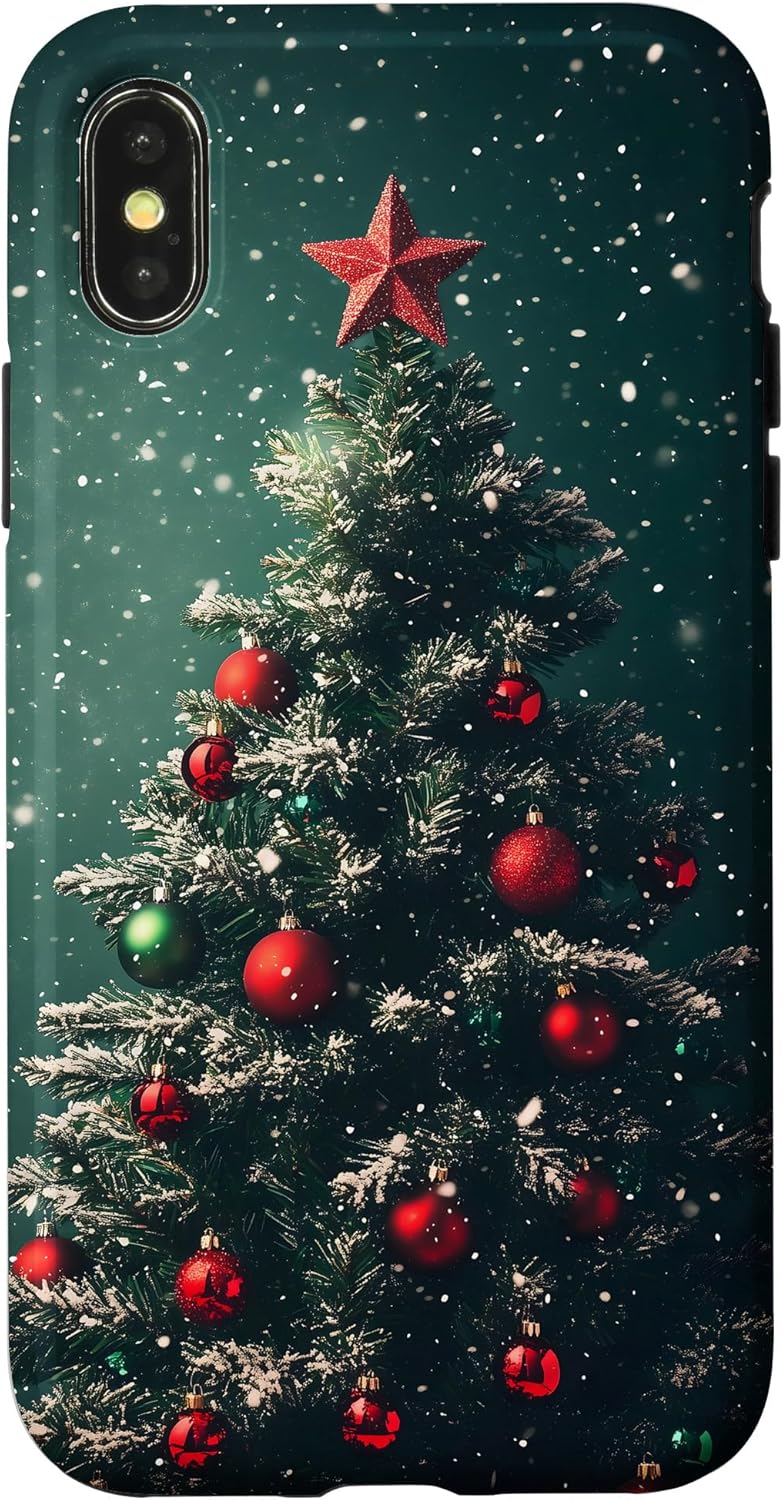 Christmas Tree Snowfall Xmas Case for iPhone 11