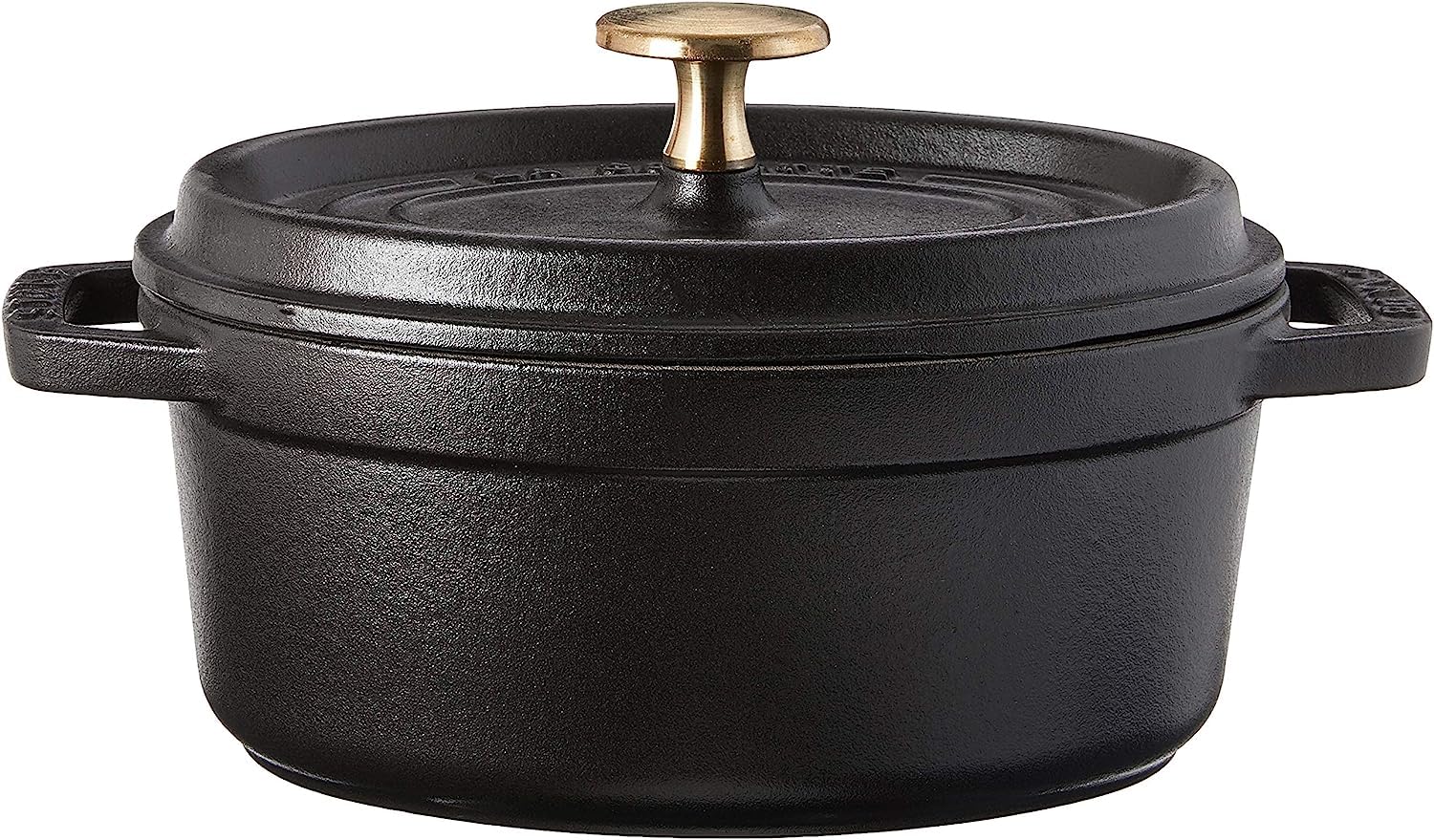 Staub Cocotte ovale in ghisa 1-qt - nero opaco, Made in France