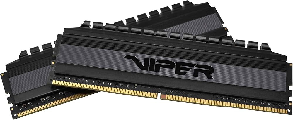 Patriot Viper 4 Blackout Series, 16GB (2 x 8GB) DDR4-3200MHz Dual Channel CL16 Desktop Memory thumbnail 2