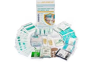 General Medi 160 Piece First Aid Kit Bag Refill Kit: Enhanced Emergency Preparedness