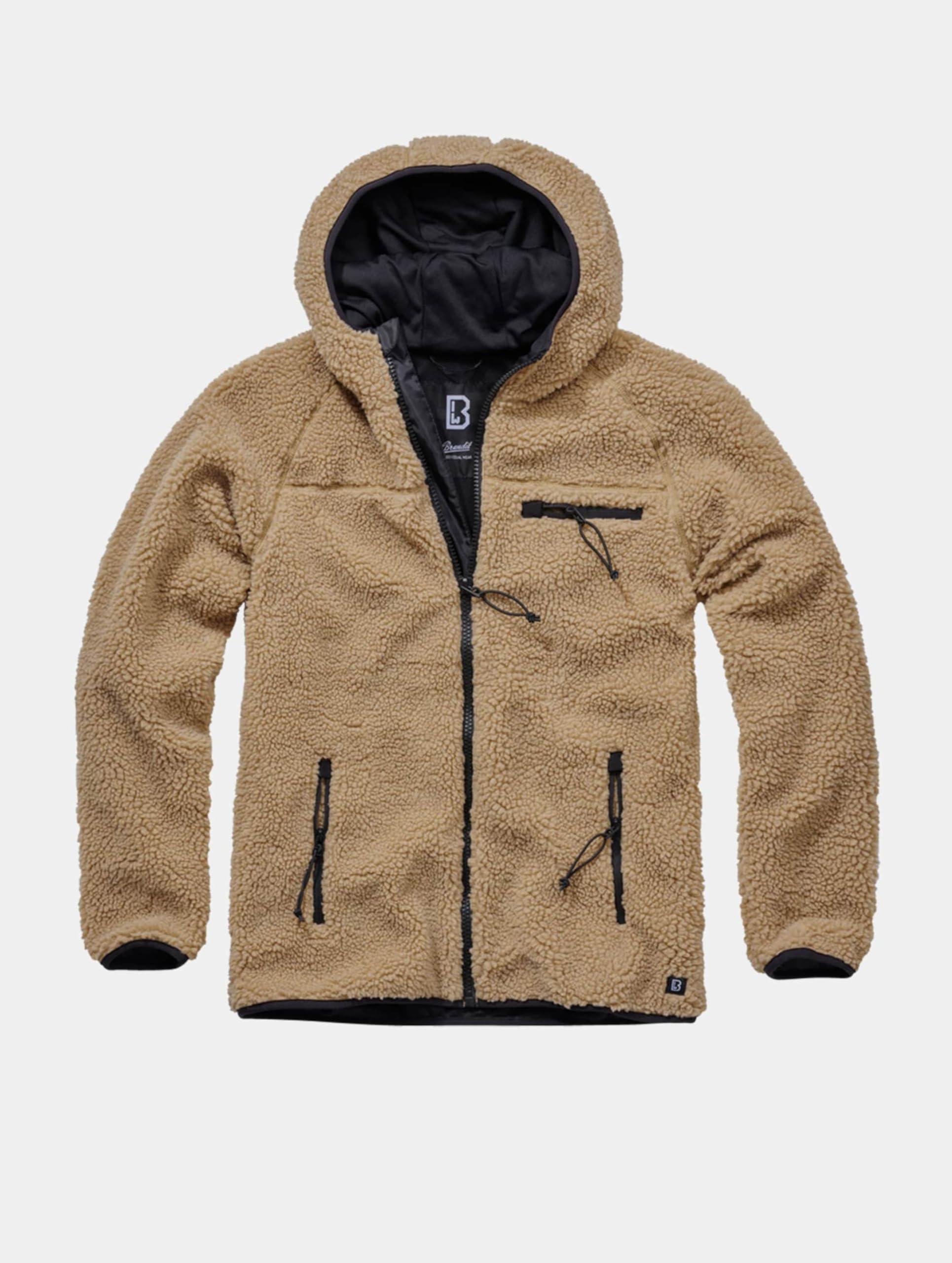 Brandit Chaqueta Polar Hombre Chaqueta entre-tiempo Camuflaje oscuro