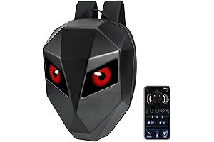 Luminous Capacity Motorcycle Bookbag for Men
