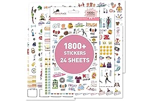 Workout and Fitness Stickers Mega Pack - Premium Health & Wellness Stickers