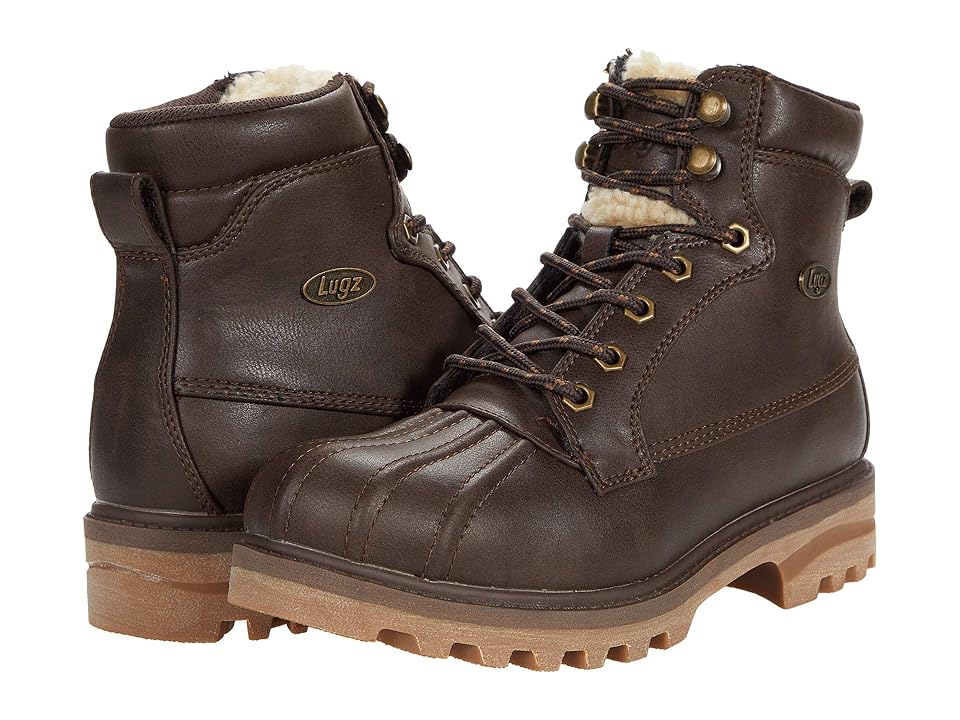 Lugz Mallard (Coffee Bean/Cream/Gum) Women's Lace-up Boots INTERNATIONAL SHIPPING