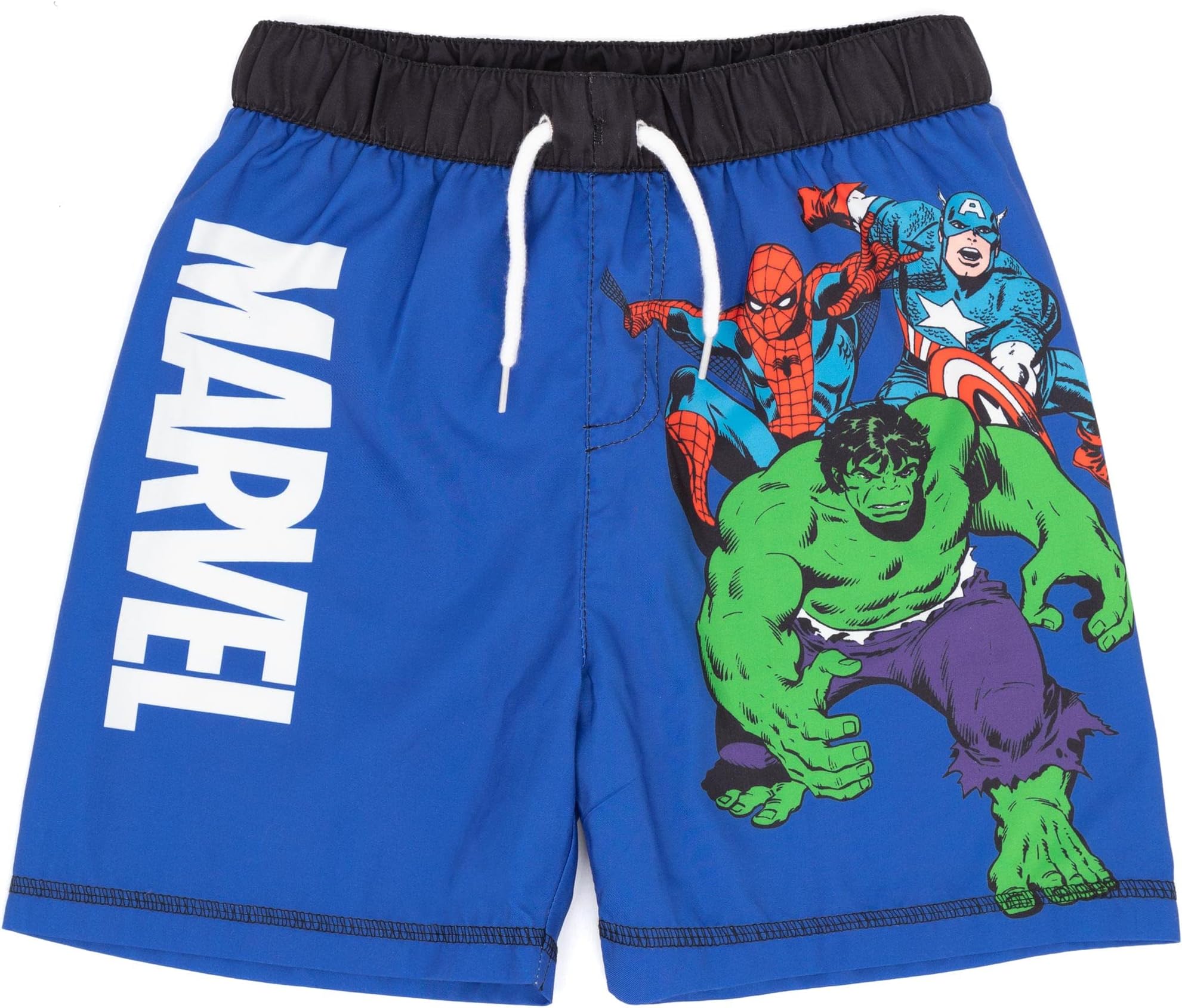 マーベル スイムショーツ ボーイズ キッズ ブルー ハルク スパイダーマン 水着 トランクス