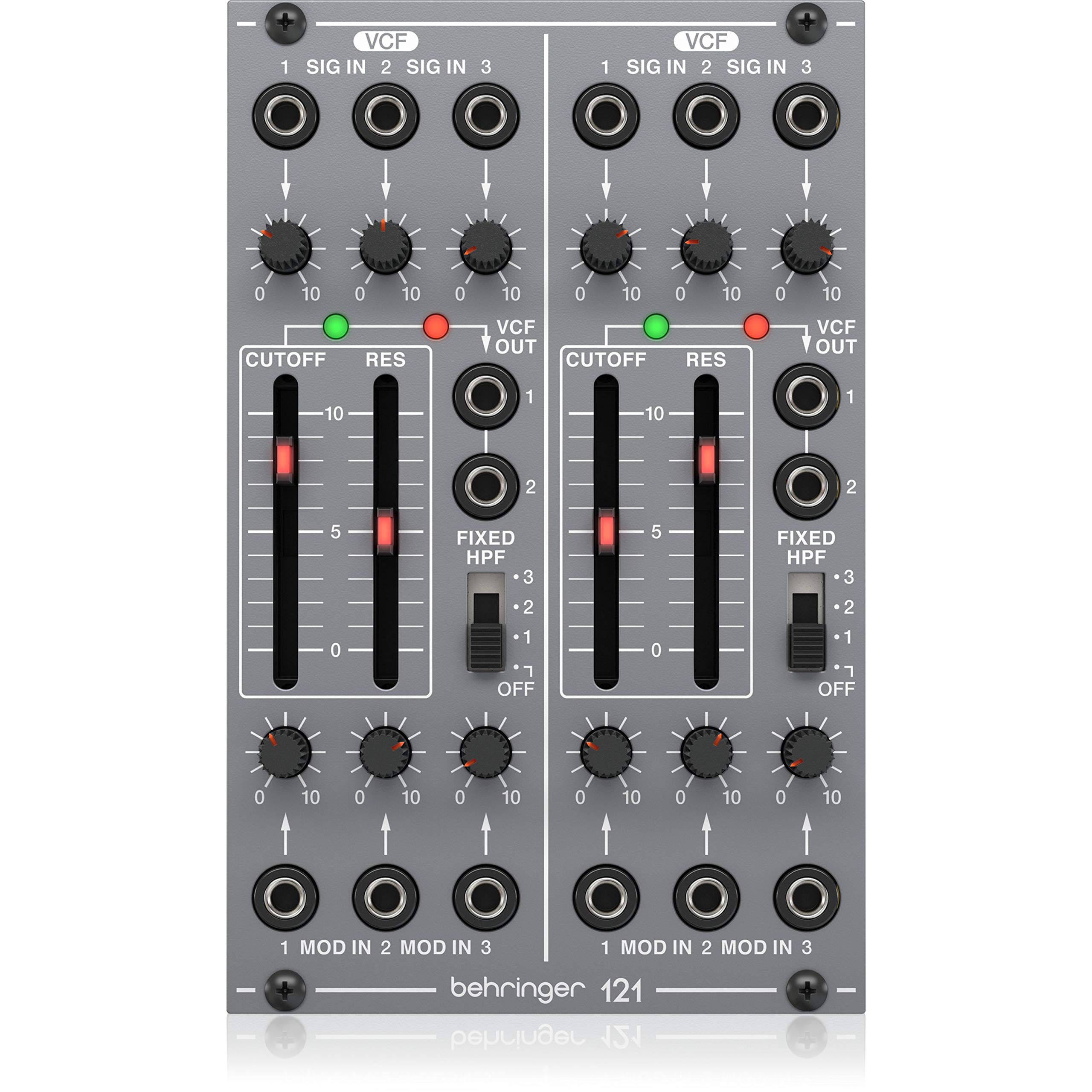 Behringer 121 DUAL VCF Legendary Analog Dual VCF Module for Eurorack