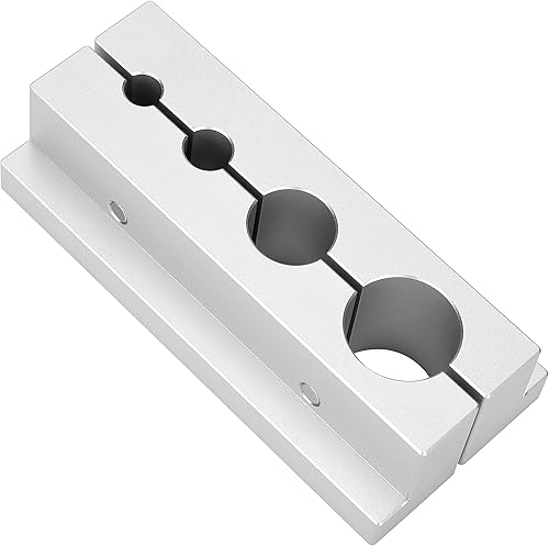 Miniatura 4 de Abrazadera de tornillo de banco Abrazadera de eje para agarre y agarre 2 Amortiguador Reconstrucción en Fox 32 34 36 38 40, plata